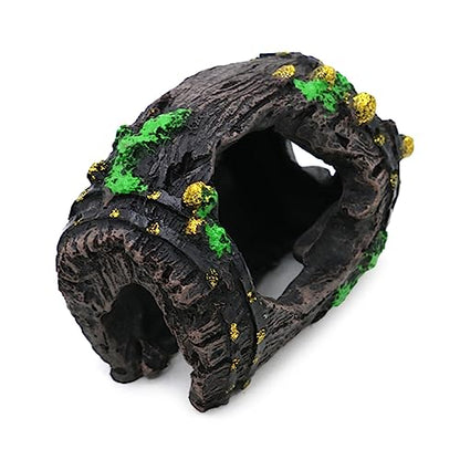 Thereisno Fishtanks Resin Decoration Aquariums Broken WineBarrel House Landscaping Decorations Cave House Shelter House Ornament Fish Tanks Landscaping Decoration