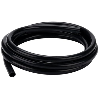Silicone Tubing 3/4"ID × 10FT Food Grade Hose Soft Silicon Tube | Black Flexible Pure Silicon Tubing for Home Brewing Wine Making Hydroponic, High/Low Temp Resistance, Odorless, Safe - size: 3/4" ID, style: 10 Feet