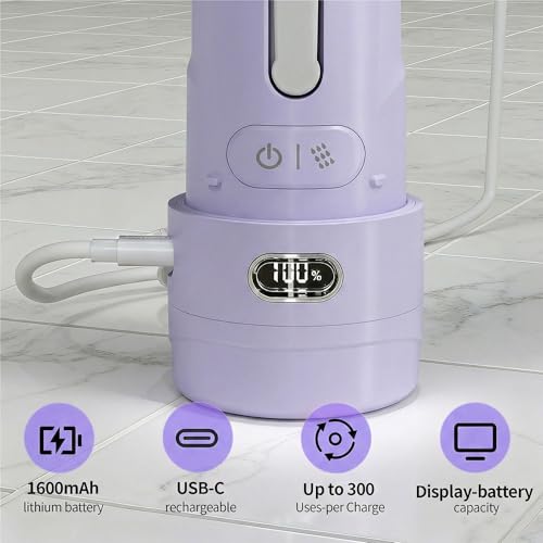 Portable Bidet for Travel,Personal Hygiene Sprayer Bottle for Women Men - color: Purple
