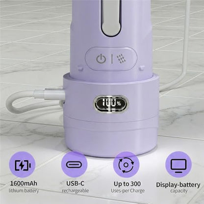 Portable Bidet for Travel,Personal Hygiene Sprayer Bottle for Women Men - color: Purple