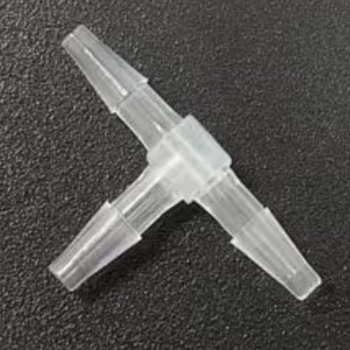 3 Way Tee Connector Equal Barbed T-Fitting 3 Way Hose Barb Adapter for Laboratory Biochemical Analytical Instruments Food Machinery Aquarium Equipment 100pc/pk (1.6mm 1/16'' Sq) - size: 1.6mm 1/16'' Sq