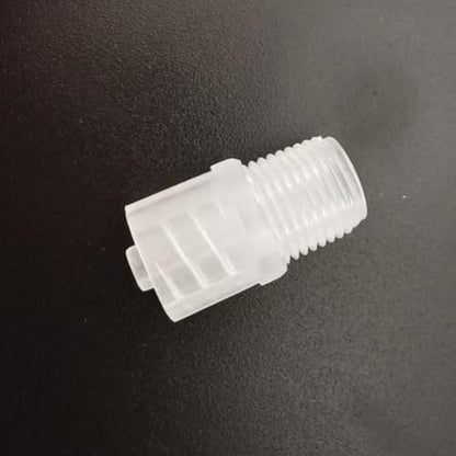 Threaded to Male Luer Fitting Luer Lock 1/8G Male Thread Adapter Connector Pipe Fittings for Fuel Gas Liquid PP Polypropylene Air 25 Pack