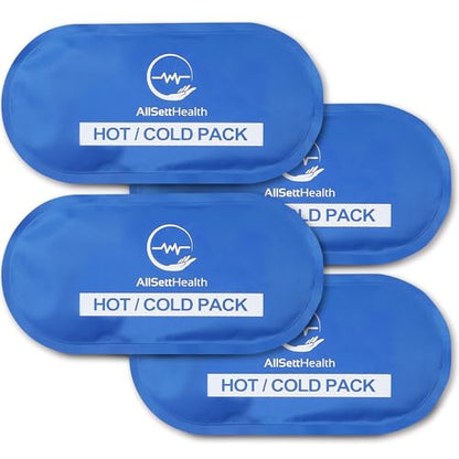 Ice Packs for Injuries Reusable for Swelling & Pain Relief – Soft Gel Ice Packs Reusable, Cold Packs for Injuries, Soft Ice Packs for Sprains, Bruises & Recovery, 10.5 x 5 Inch (4 Pack) - style: 10.5 x 5 Inch (4 Pack)