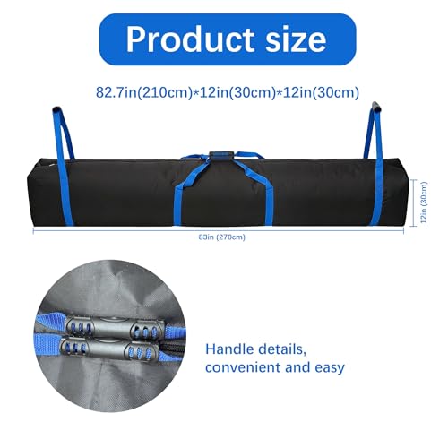 Heavy-Duty Waterproof Storage Bag for Tent Poles, Canopy Frames, Fishing Rods, Patio Umbrellas, Hammock & Outdoor Gear