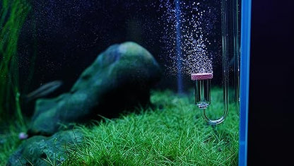 Acrylic CO2 Diffuser for Aquarium 30-50 Gallon Ceramic Disc Planted | Acrylic diffuser, ceramic disc; fine mist - size: M-17mm