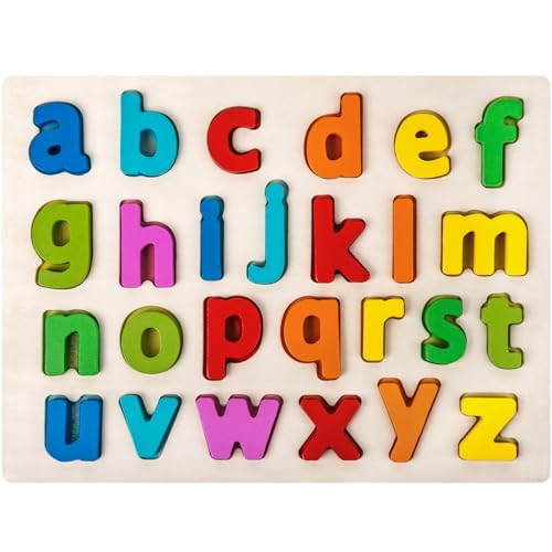 Alphabet Puzzle Wooden Puzzles for Toddlers ABC Puzzle - style: C