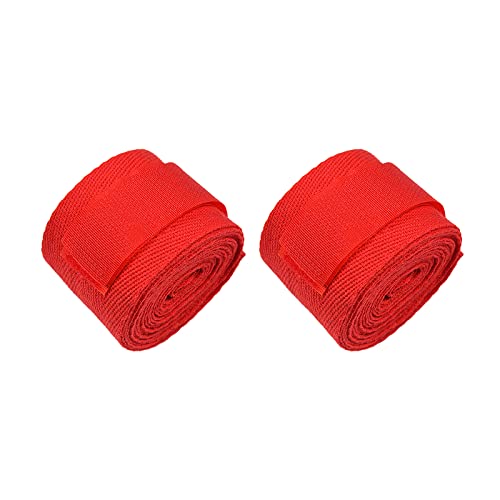 Boxing Hand Wraps Perfect Elastic Stretch Inner Boxing Gloves for Men & Women Boxing Handwraps Bandages Hand Protection Martial Arts Fighting Muay Thai Sanda for Men & Women (Pair) - color: Red