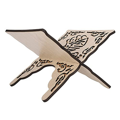 Quran Folding Stand, Quran Holders Muslim Prayer Book Quran Stand Muslim Stand for Practical Home Decoration
