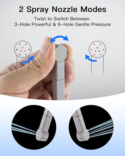 Portable Bidet for Travel, 800mAh Electric Handheld Bidet with 380ml Bottle
