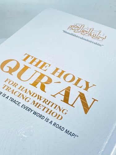 Quran Trace Book – Learn to Write Quranic Arabic | Islamic Handwriting Practice Workbook for Kids & Adults | Arabic Alphabet Tracing, Quran Learning Gift & Educational Activity Book