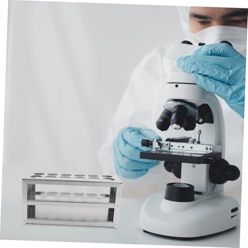 Zerodeko Holder Rack Slot Test Tube Stand for Tubes Easy to Clean for Laboratory Experiments and Sampling Needs