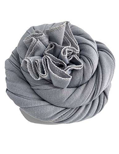 Jersey Hijab Scarfs for Women Head Scarf Muslim Head Wraps - color: Light Grey