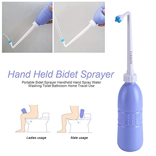 Portable Bidet 600ml Travel Bidet Plastic EVA Bottle Personal Hygiene Bidets Cleaning Device