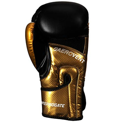 TITLE Boxing Infused Foam Interrogate Training Gloves 2.0 - Boxing Gloves, Boxing Training Gloves, MMA Gloves, Oz Training Gloves, Kickboxing Gloves, Punching Bag Gloves, Sparring Gloves - color: Gold/Black, size: 14 oz