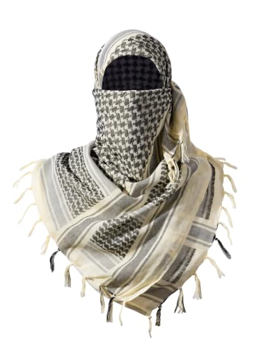 FREE SOLDIER Shemagh Keffiyeh Scarf for Men - color: Tan
