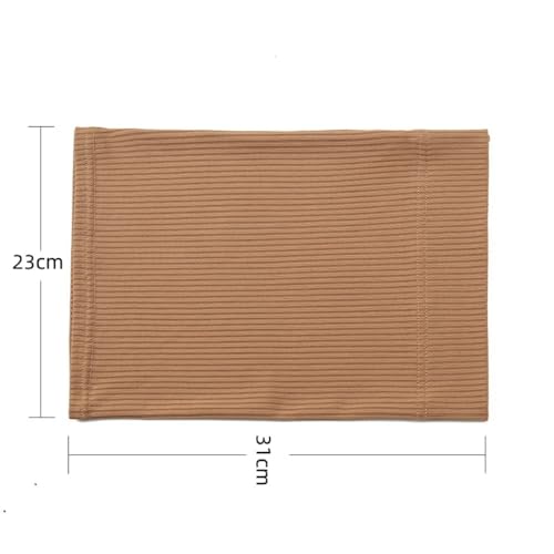 4 Pieces Ribbed Inner Cap Hijab for Women Muslim Underscarf Hat Bonnet Islamic Stretch Tube Cap Turban Headband - color: Purple Wine Blue Green