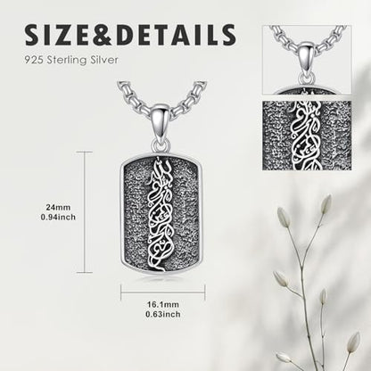 Allah Necklace 925 Sterling Silver Lotus Allah Pendant Arabic Muslim Jewelry for Women Men - style: Style-3