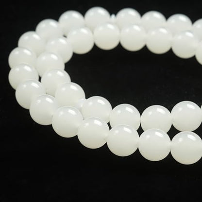 Prlemend Muslim Misbaha Rosary Islamic Acrylic 45Beads Masbaha White Prayer Tasbeeh Tasbih