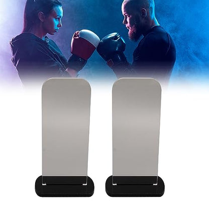 Glove Stand for Boxing, 2Pcs Acrylic Boxing Glove Stand Vertical Boxing Glove Display Stand Acrylic Gloves Holder for Boxing Collectors (Black) - color: Black
