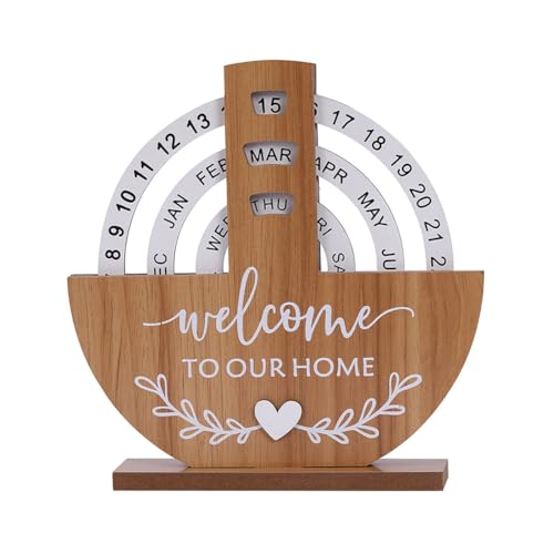 Wooden Ramadan Advent Countdown Calendar - Desktop Ramadan Decorations Eid Mubarak Table Decor,Rotatable 30 Days Countdown Calendar Ramadan Islam Kareem Party Table Centerpieces Décor - color: Type #03