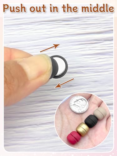 12Pcs Hijab Magnets Strong Pinless Magnetic Pins Hold No Damage to Fabric Multi Use Safety Pins for Everyday Hijab Scarf Wearers - color: 12pcs Elegant Style