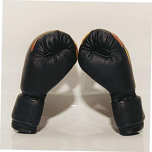Sosoport 1 Pair Kickboxing Children's Boxing Gloves Glove Mittens Boxing Gloves Boxing Gloves for 3-8 Years - color: Black