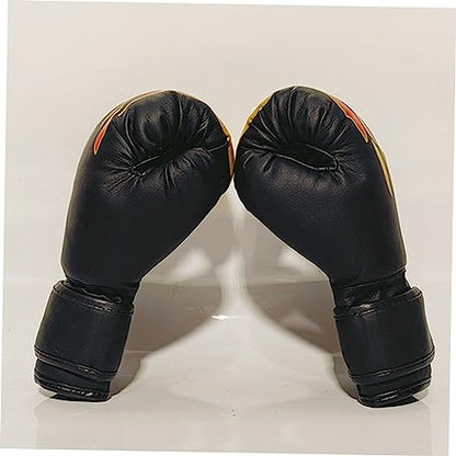 Sosoport 1 Pair Kickboxing Children's Boxing Gloves Glove Mittens Boxing Gloves Boxing Gloves for 3-8 Years - color: Black