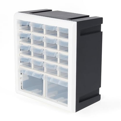 Gonice 18 Drawer Plastic Screw Storage Organizer, Tool Storage Box for Screws, Nuts and Small Parts - style: 18 drawer