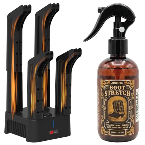 JobSite Boot Dryer and Shoe Stretch Spray Bundle