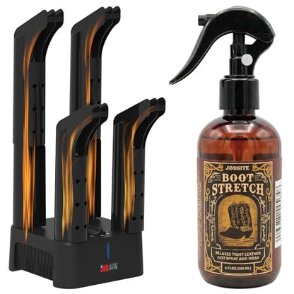 JobSite Boot Dryer and Shoe Stretch Spray Bundle