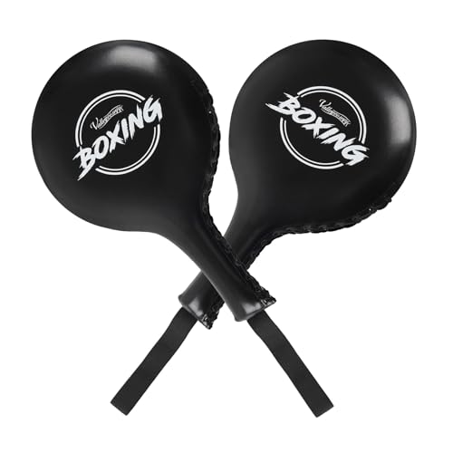 Valleycomfy Boxing Target Paddles Fight Gear Punching & Striking Pads - color: Black