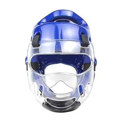 Boxing Head Guard for Kids Adults,Taekwondo Sparring Gear with Removable Face-Shield,Shock Absorption Head Guard Sparring Helmet for Muay Thai, Grappling, Kickboxing, Karate, MMA Martial Art