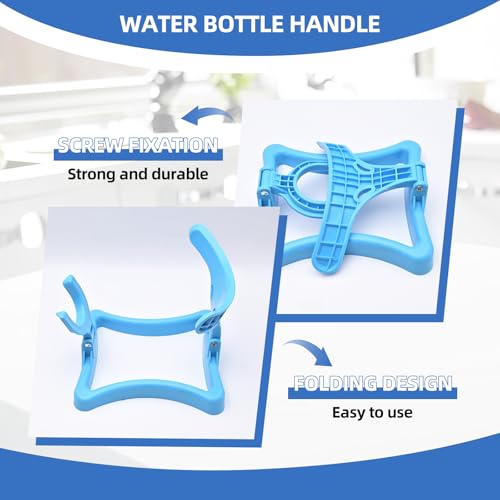 5 Gallon Water Jug Holder, Collapsible Water Dispenser Stand and 2 Dispenser Valves, Thicking Water Dispenser for 3-5 Gallon Bottle