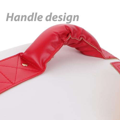 ibasenice Curved Kickboxing Leg Pad and Boxing Training Shield, 38x26x5 Cm Thickened Martial Arts Focus Target for Taekwondo, Muay Thai, MMA Sparring and Striking Practice