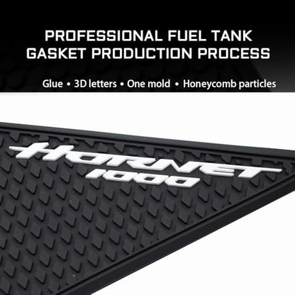 Motorcycle Waterproof Fuel Tank Sticker Pad Non-Slip Side Rubber Stickers for 2026 CB1000 Hornet CB1000 SP Hornet cb1000 Hornet/sp Hornet 2025 Black PVC Material