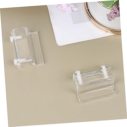 GALPADA 4Pcs Acrylic Fish Tank Cover Holder Support Bracket for Lids Aquarium Rack for Open Tanks Pet Boxes and Heat Preservation