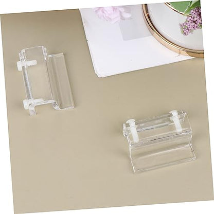 GALPADA 4Pcs Acrylic Fish Tank Cover Holder Support Bracket for Lids Aquarium Rack for Open Tanks Pet Boxes and Heat Preservation