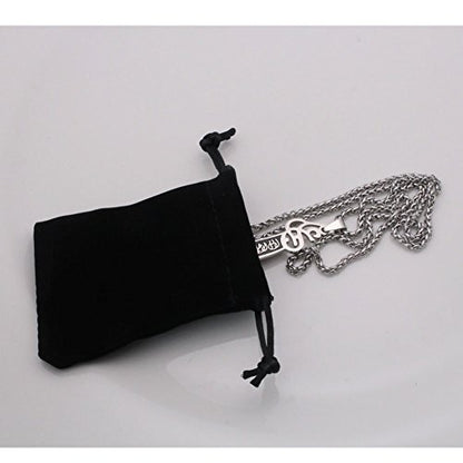 ZKDC Islam muslim Zulfiqar Sword of Imam Ali stainless steel 60 cm chain necklace jewelry