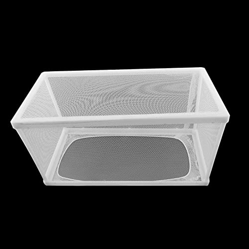 1 Pack Nylon Mesh Box Square Fish Breeder Box Separation Net Aquarium Fish Hatching Box(10.23"x5.9"x5.9") L*W*H