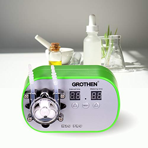 HUIOP Timed Dosing Peristaltic Pump Metering Pump Smart Watering Device Amount Timing Control with 5 Meter Hose 160ml/min for Aquarium Laboratory Home Office,Dosing Peristaltic Pump