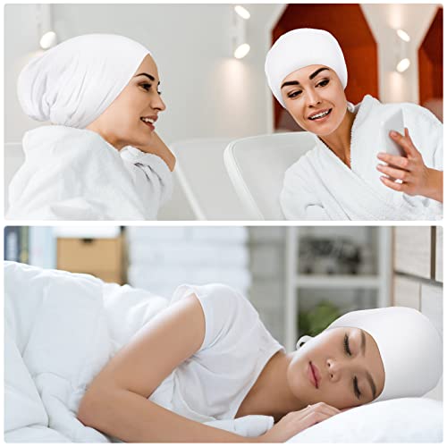 Unittype 2 Pieces Women Hijab Undercap Under Scarf Hat Hijab Cap Islamic Muslim Bonnet Cap Inner Beanies Hat Underscarf Turban Caps with Ties Back