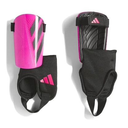 adidas Kids' Tiro Match Soccer Shin Guards - color: Black/Team Shock Pink, size: Medium