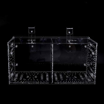 Fydun Fish Isolation Breeding, Box Acrylic Incubator Ing Seedlings Incubation Reproduction Aquarium Ery and Parenting for Aquarium (30CM*15CM*15CM) - size: 30CM*15CM*15CM, style: 30CM*15CM*15CM