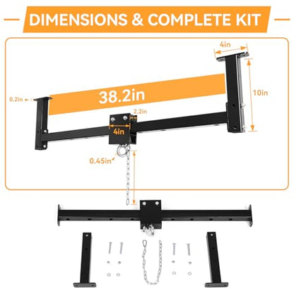 Heavy Bag Hanger Wall Ceiling Mount with Roller System, 300 LB Capacity Adjustable Punching Bag Hanger, Sliding Bracket for Boxing, Kickboxing, MMA Training