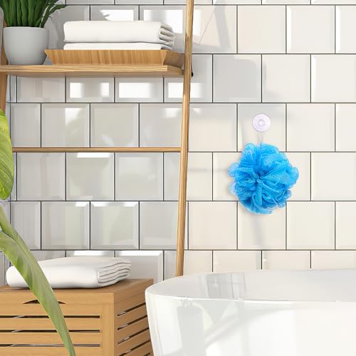 TEHAUX 10pcs Double Sided Suction Cups, Clear Heavy Duty Silicone Sucker Pads, Glass Table Top Spacers Bumpers for Furniture, Window, Bathroom & Aquarium (30mm/1.18")