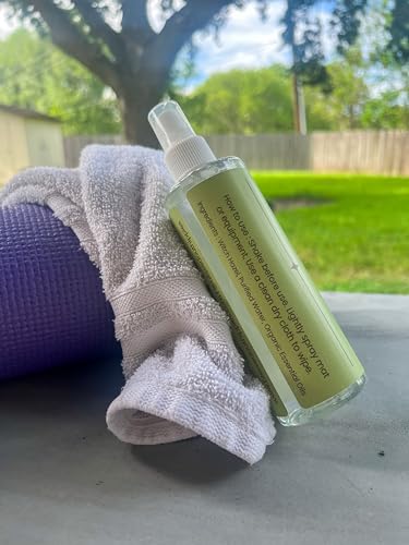 Generic All-Natural Yoga Mat Cleanser, 8oz Spray Bottle