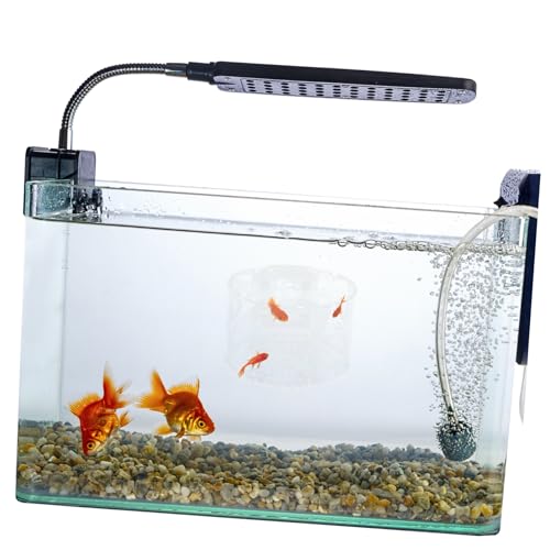 Fish Breeding Box for Aquarium Isolation Chamber Floating Cover Nursery Tank Accessory for Fish Hatchery and Observation