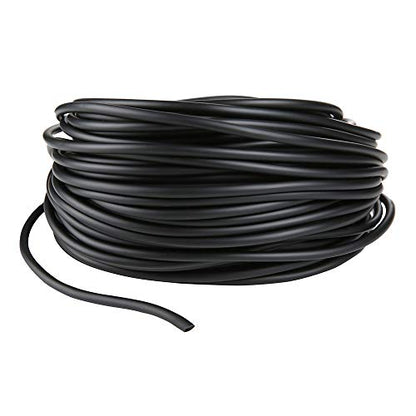 Aquarium 100 Feet Standard 3/16" Black Flexible Airline Tubing | For Fish Tank, Terrariums, Hydroponics - size: 100 Feet