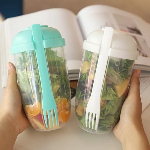 Portable Salad Cup - color: Green