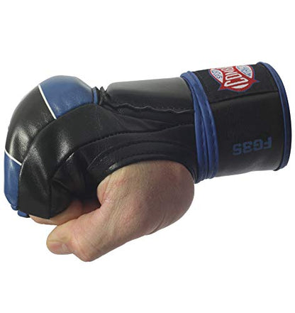 Combat Sports Pro Style Grappling MMA Gloves - color: Black, size: Large